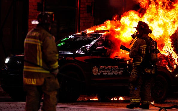 Atlanta, Stop Cop City, police training center, protest