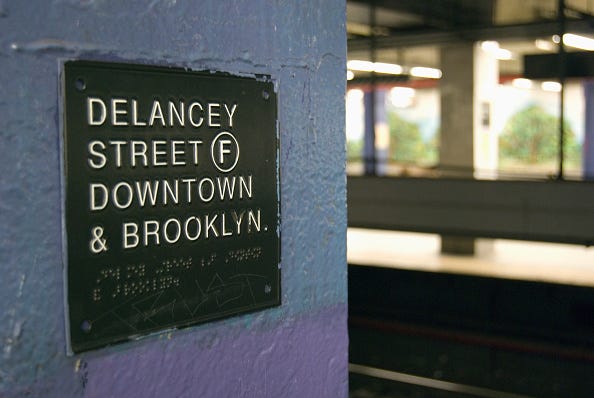 Delancey St. station