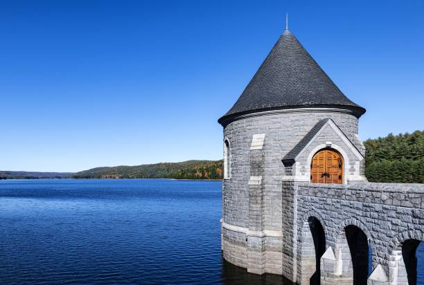 Barkhamsted Reservoir in Barkhamsted in Connecticut