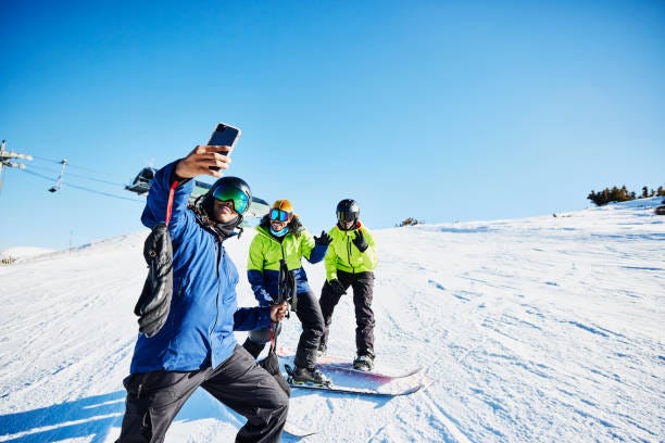 Skiers took to the slopes Sunday at Mount Southington