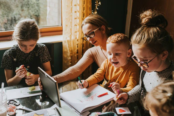 Students Continuing to Learn from Home