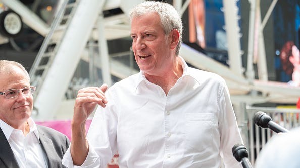 De Blasio, health officials give no clear end date for mask rules in NYC schools