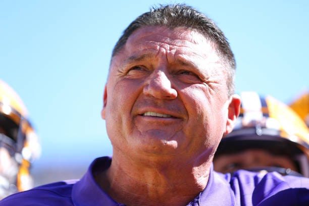 LSU Coach Ed Orgeron