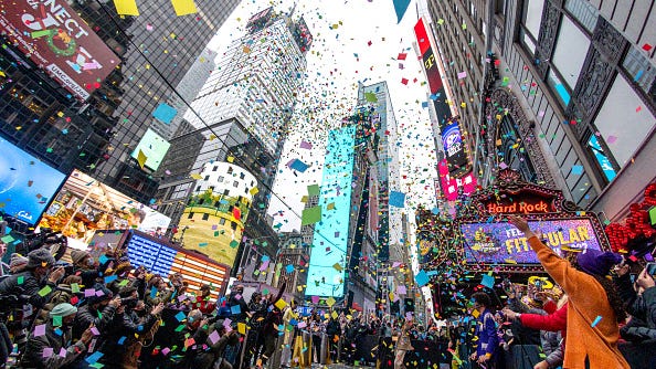 VIDEO & PICS: Confetti passes pre-New Year's Eve test in Times Square