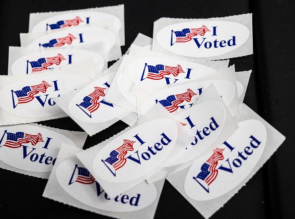 "I Voted" stickers
