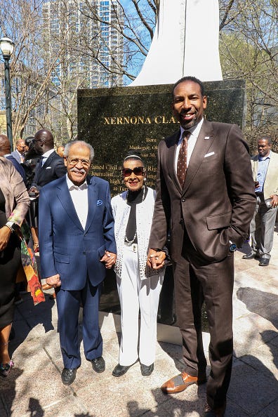 Xernona Clayton, Atlanta sculpture, Civil Rights Pioneer