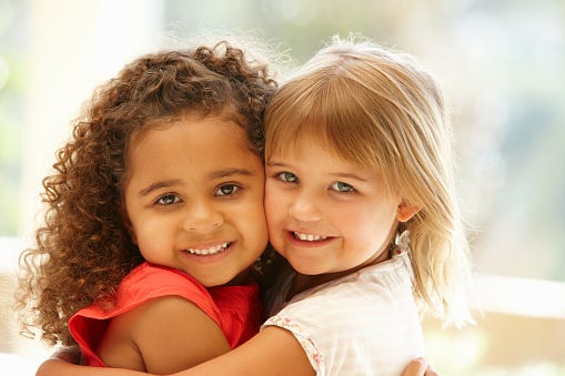 Toddler's Hugging