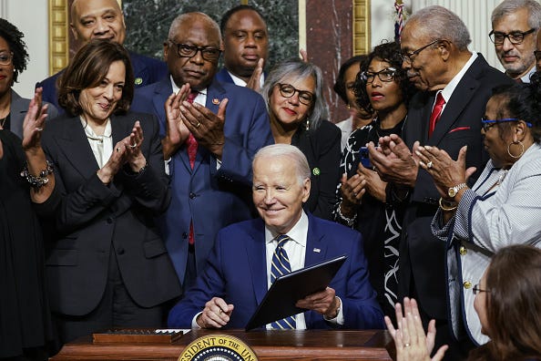 Emmett Till, President Joe Biden
