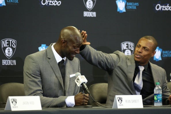 Kevin Garnett and Paul Pierce