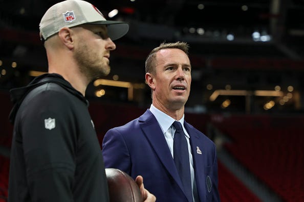 Former Atlanta Falcons quarterback Matt Ryan