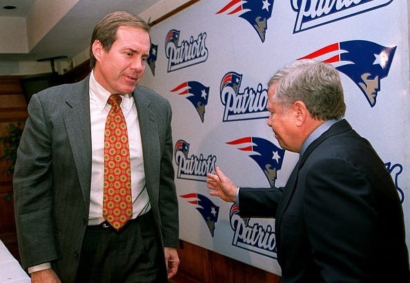 Bill Belichick and Robert Kraft