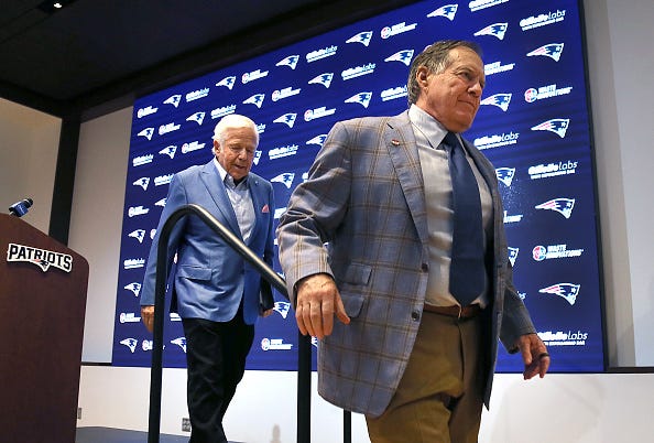 Robert Kraft and Bill Belichick