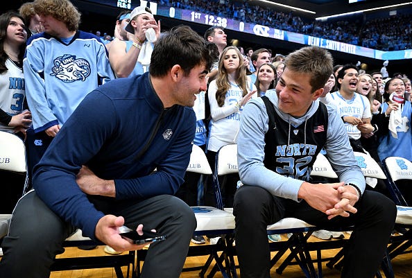 Sam Howell and Drake Maye