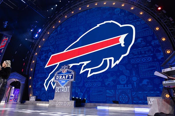 The Buffalo Bills were on the clock during Day 1 of the NFL Draft on April 25, 2024 in Detroit, MI.