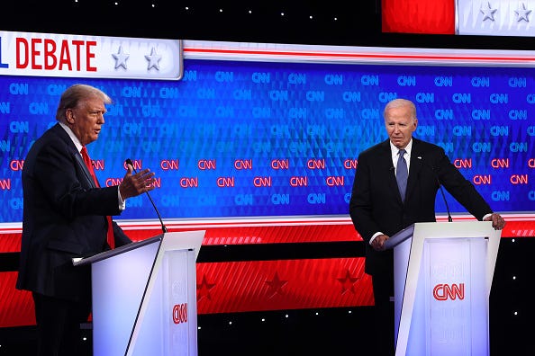 Donald Trump and Joe Biden