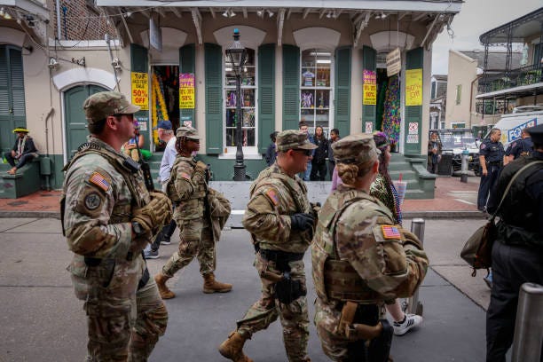 New Orleans National Guard Deployment