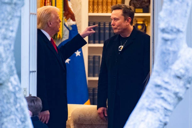 Donald Trump and Elon Musk 