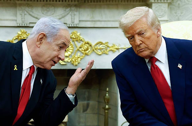 Donald Trump and Benjamin Netanyahu