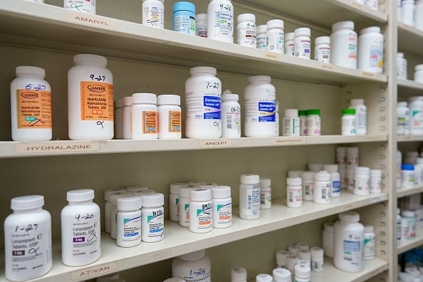 Pharmacy shelf