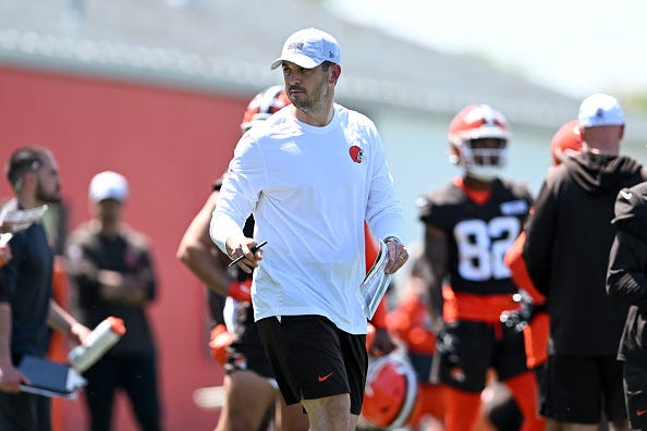 Cleveland Browns Offensive Coordinator Tommy Rees