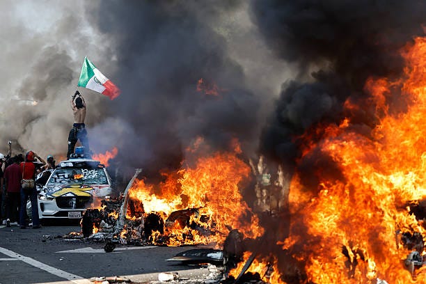 Los Angeles Anti-ICE riots