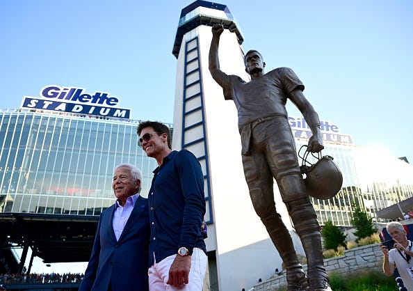 Robert Kraft and Tom Brady
