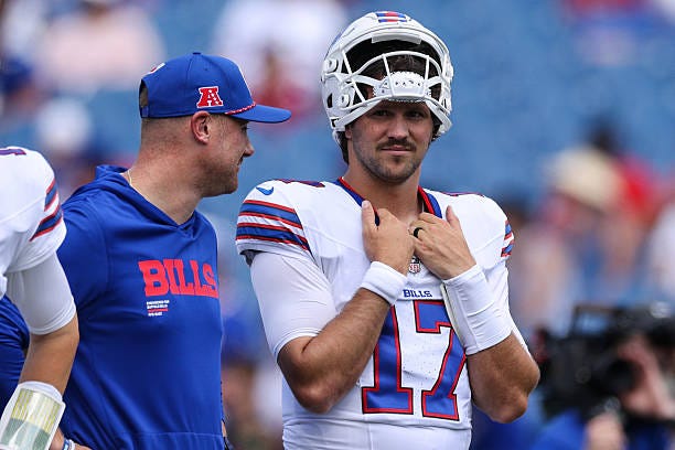 Joe Brady and Josh Allen