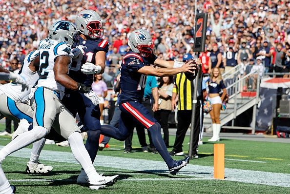 Ty Law believes Patriots finally have true Brady successor, says Drake Maye playing like top 10 quarterback