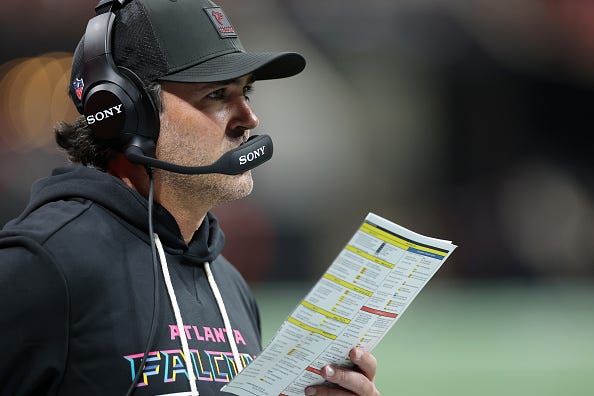 Atlanta Falcons Offensive coordinator Zac Robinson