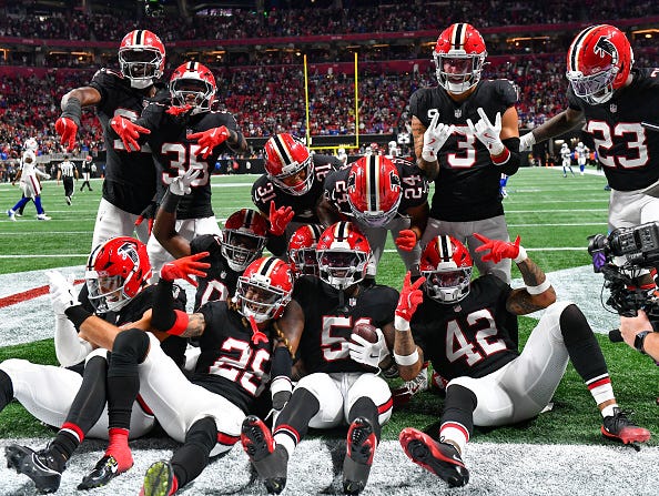 The Atlanta Falcons defense