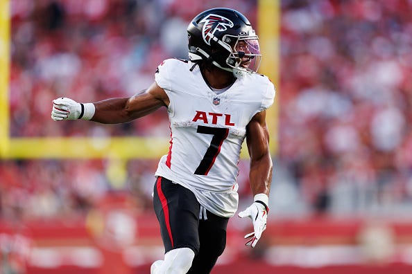Atlanta Falcons Running Back Bijan Robinson