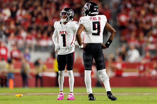 Darnell Mooney | Michael Penix Jr.