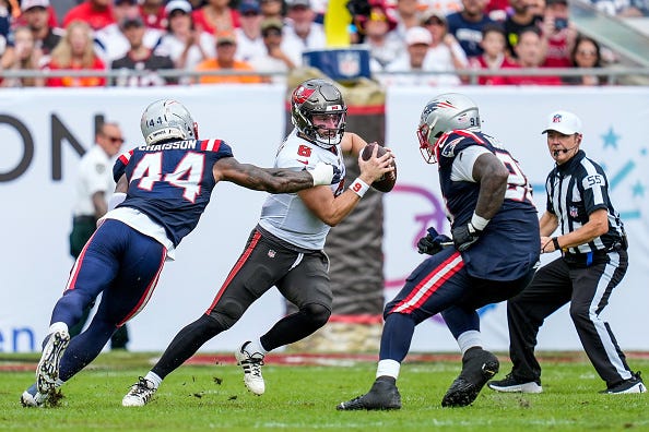 K'Lavon Chaisson and Baker Mayfield