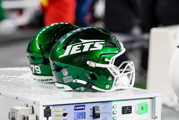 New York Jets helmets