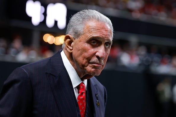 Atlanta Falcons Owner Arthur Blank