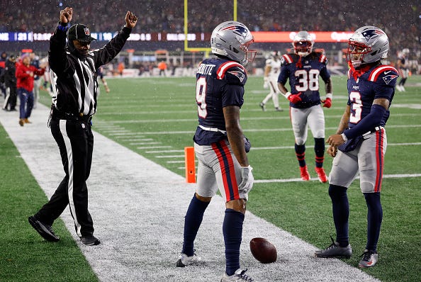 Kayshon Boutte and DeMario Douglas