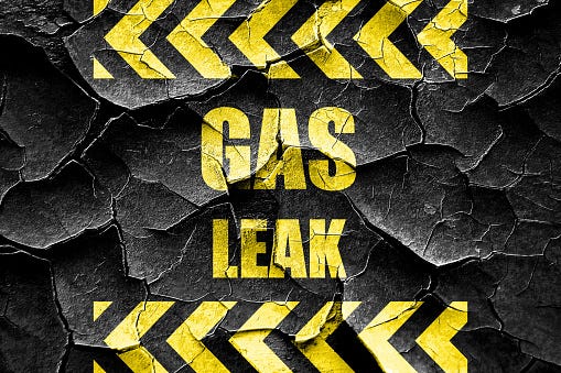 Gas leak