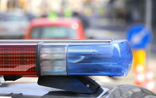 Police search
