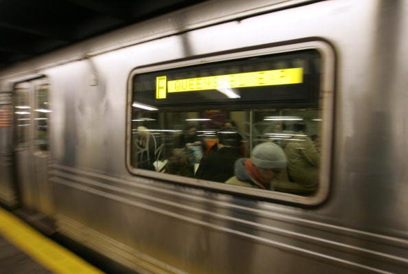 F Subway train