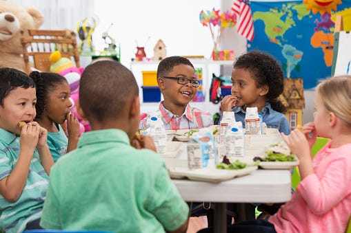 Students at Cafeteria
