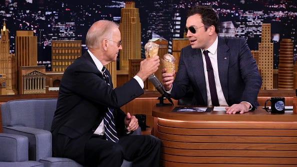 Joe Biden making first late-night appearance as president on 'The Tonight Show'