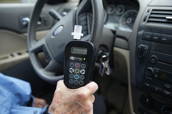 Ignition interlock device for repeat DUI offenders