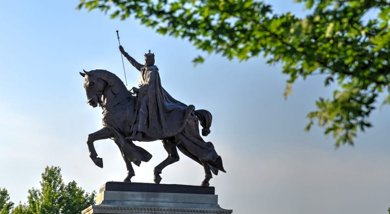 Saint Louis statue on Art Hill