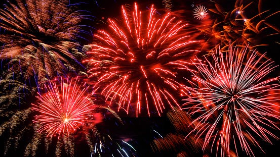 Independence Day fireworks showings in Western New York