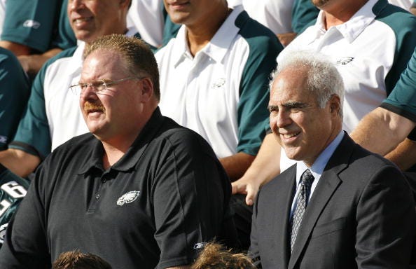 Andy Reid and Jeffrey Lurie