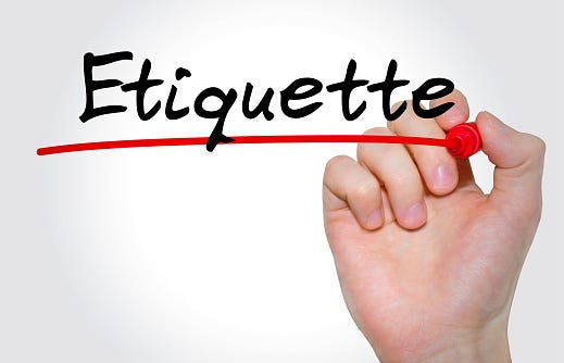 Etiquette