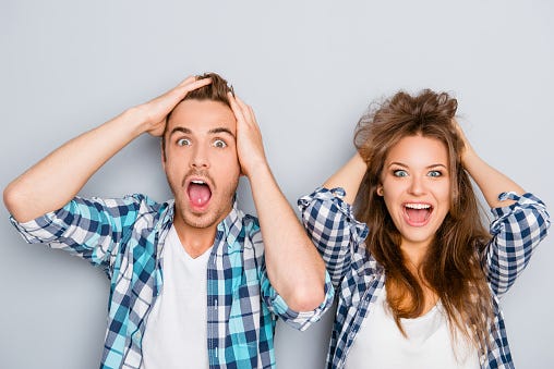 Screaming Couple