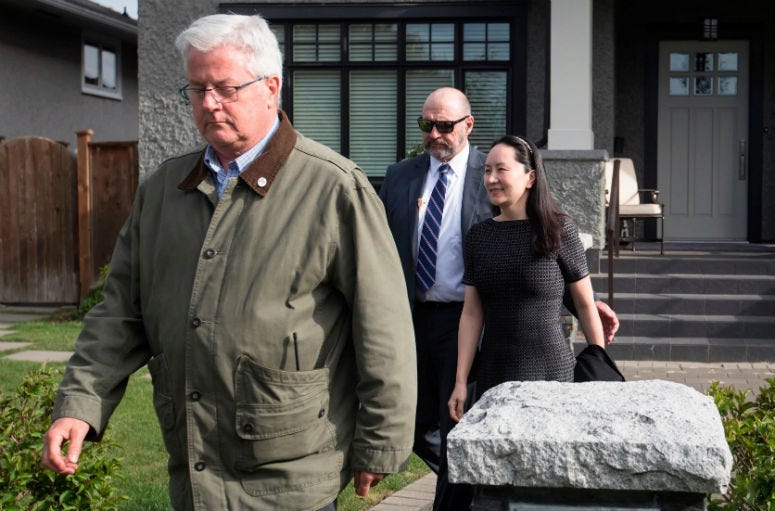The chief financial officer of Chinese tech giant Huawei was back in a Canadian court Wednesday for what is shaping up to be a very long battle against extradition to the United States.