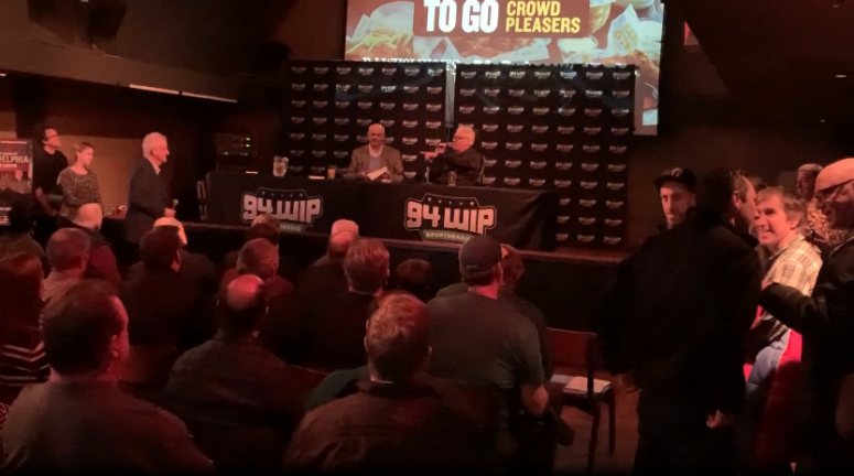 Big Daddy Graham at a book signing event in Cherry Hill.