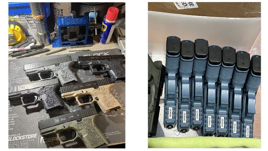 PHOTOS: Dozens of 'ghost guns' seized from alleged Rhode Island trafficker in NYC
